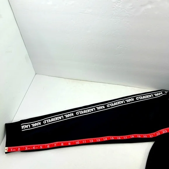 KARL LAGERFELD PARIS, LARGE BLACK JACKET WITH TWO POCKETS, 96% POLYESTER, LARGE - Picture 11 of 13